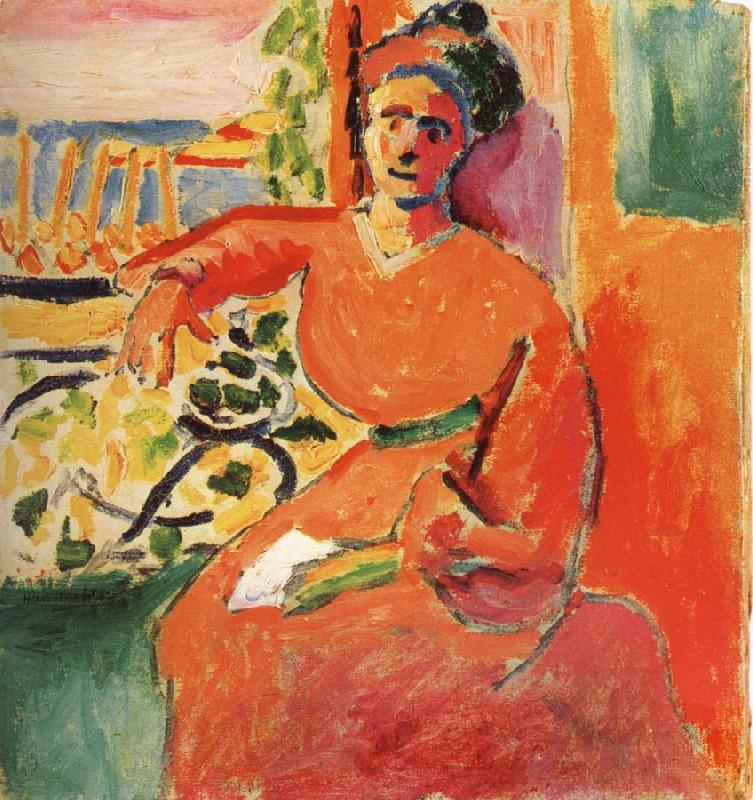 Henri Matisse Woman in the front of window France oil painting art